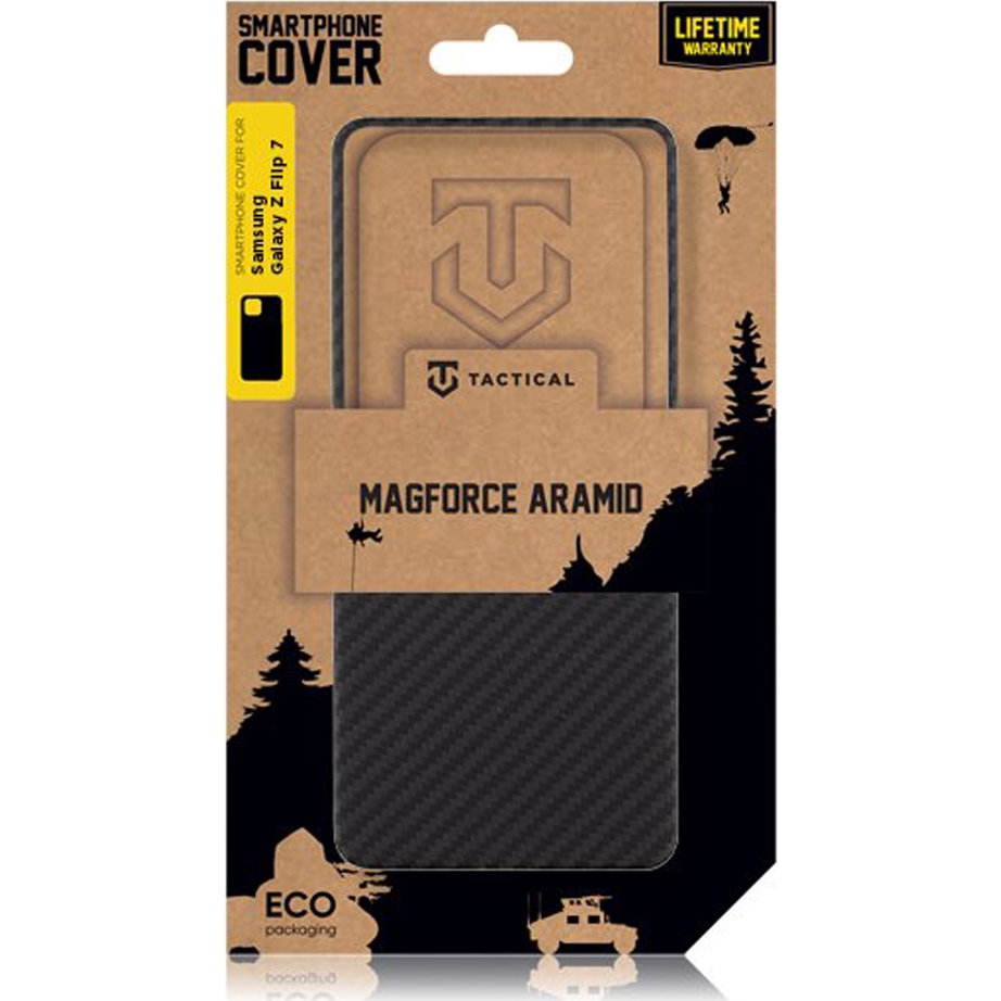 Pancerne etui Tactical MagForce Aramid do Samsung Galaxy Z Flip7, czarne